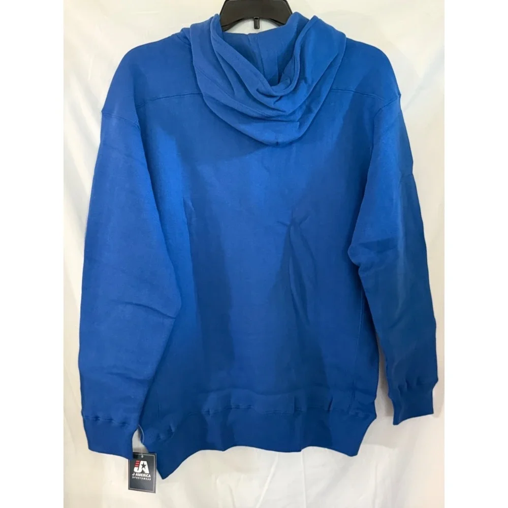 J America PWBA Hoodie Large Blue Pullover Sweatshirt NWT $65 Retail